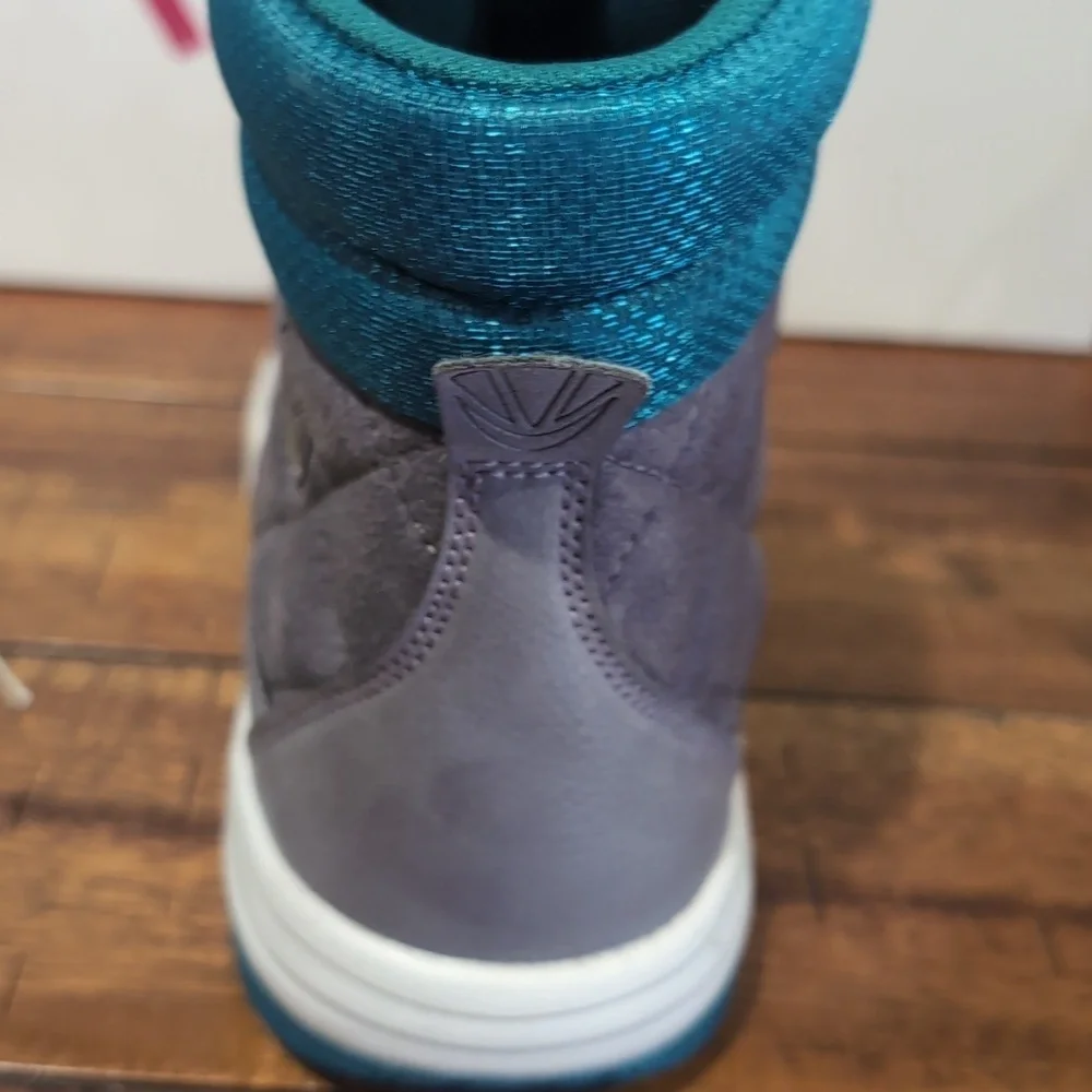 NIB Ryka Aurora Womens Boots High Top Sneakers Shoes Gray Teal Green Size 7 M